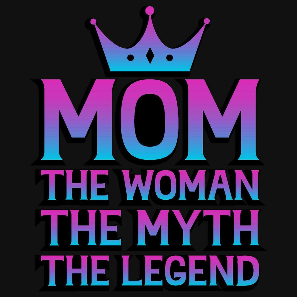 Mother's day typography tshirt design vector design