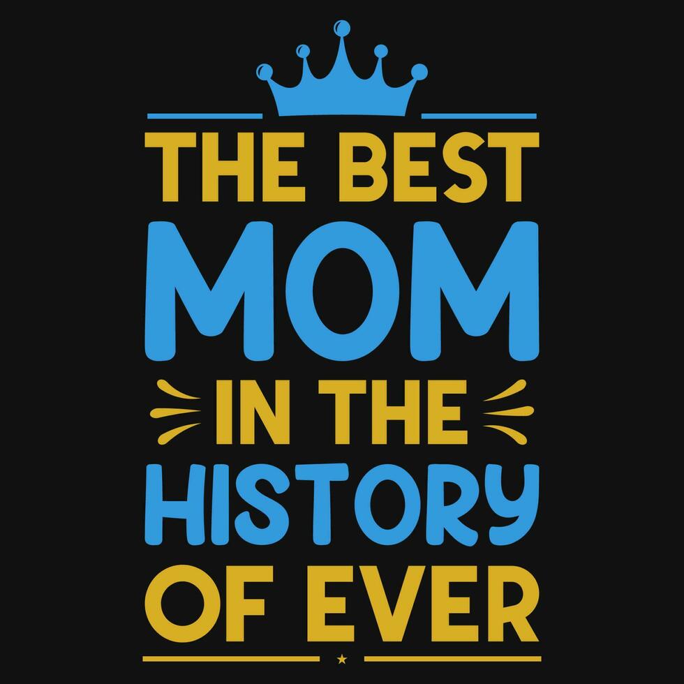 Mother's day typography tshirt design vector design