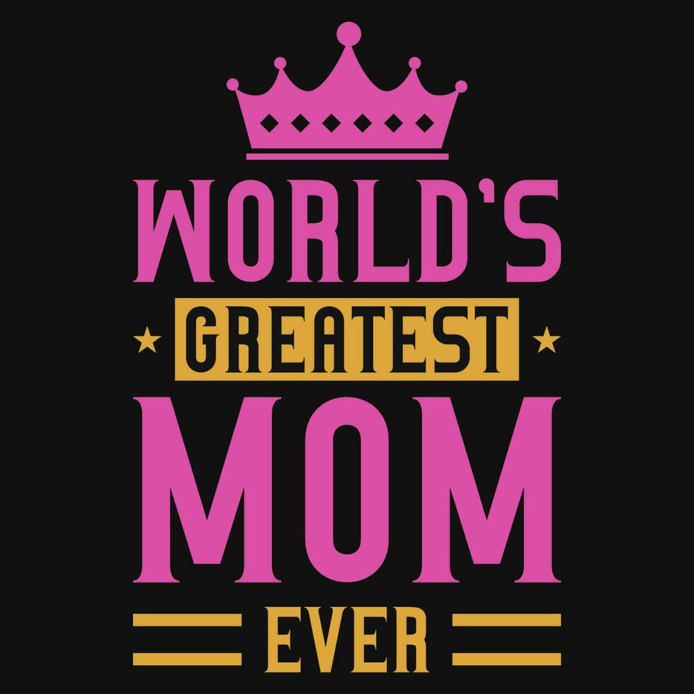 Mother's day typography tshirt design vector design