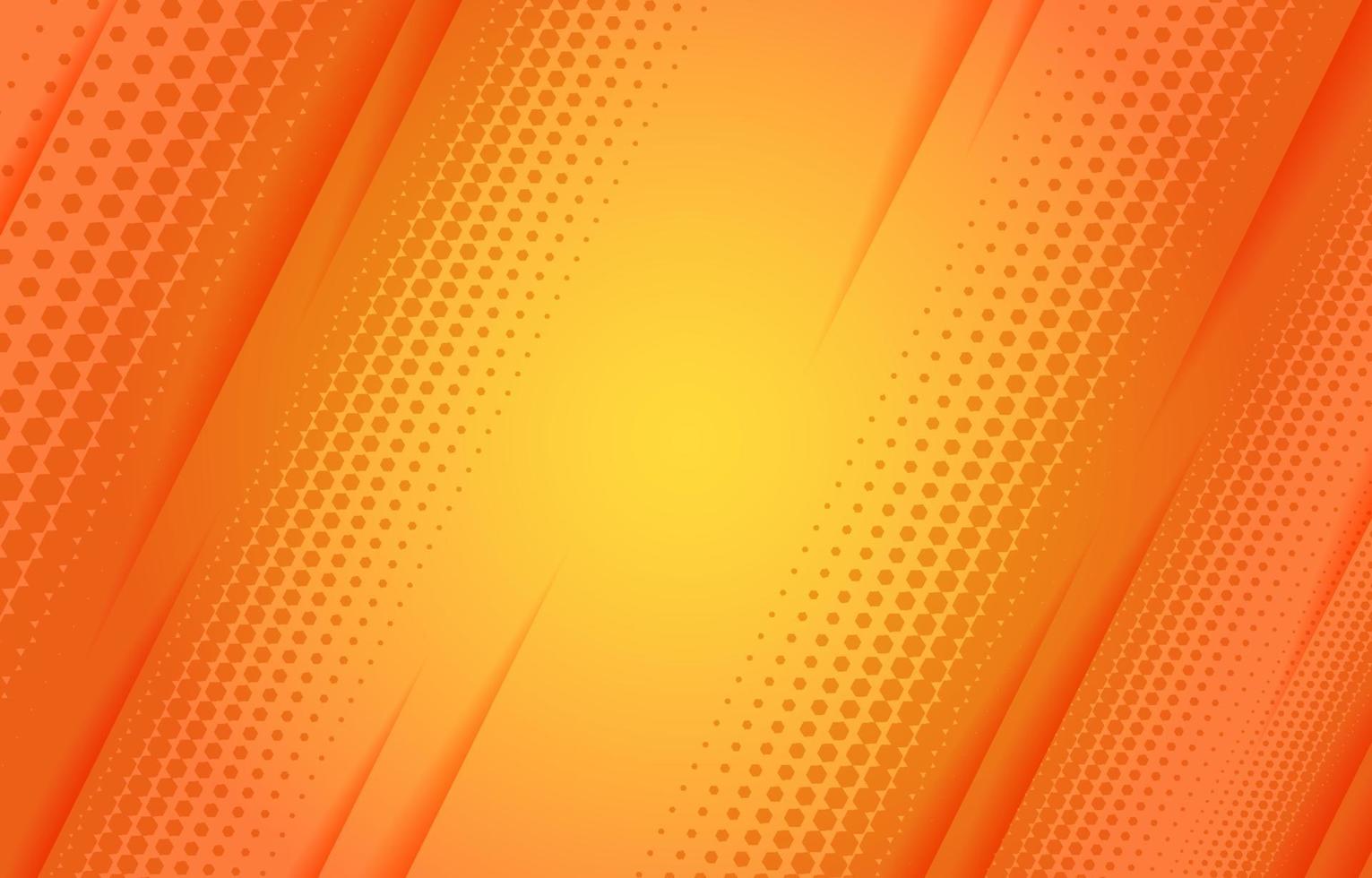 Orange Halftone Background vector