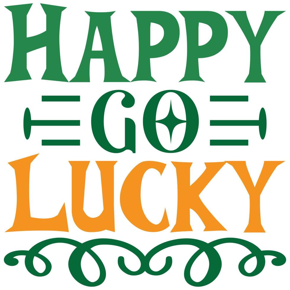 happy go lucky 22090618 Vector Art at Vecteezy