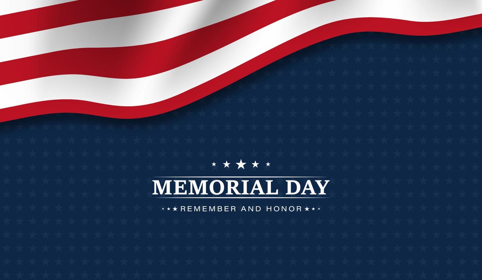 US Memorial Day vector illustration