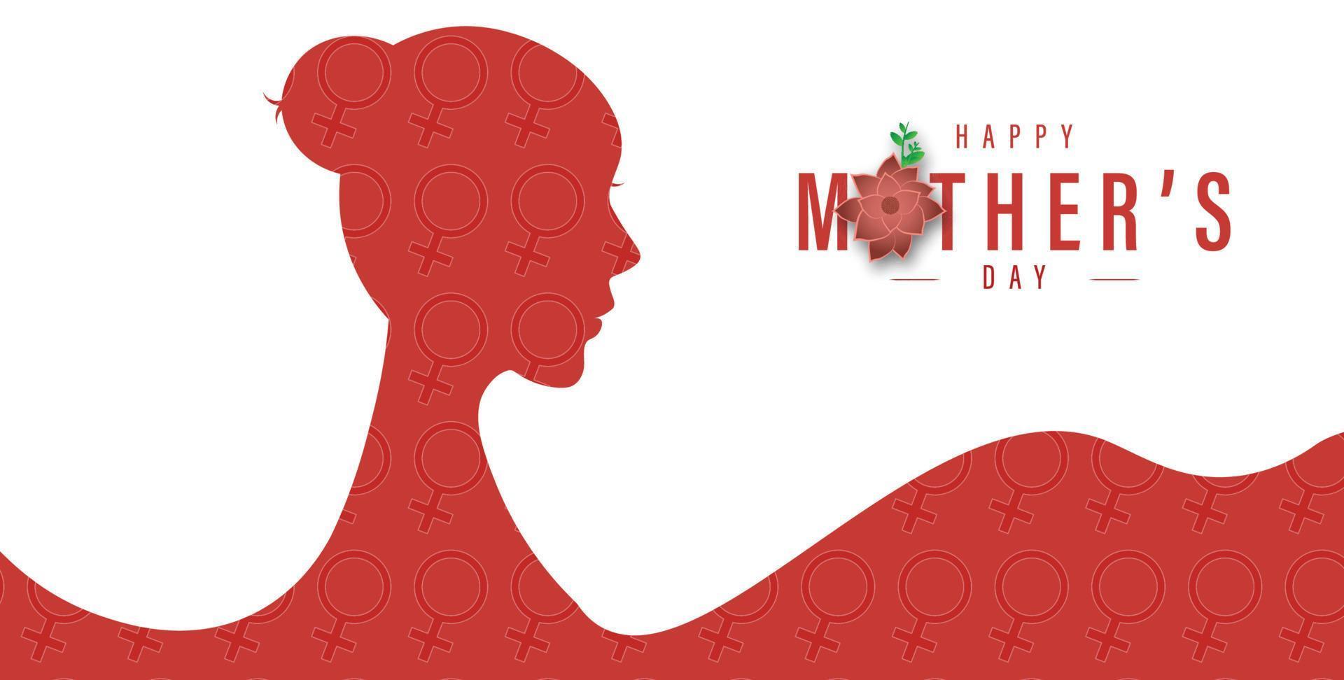 Vector illustration of mother's day