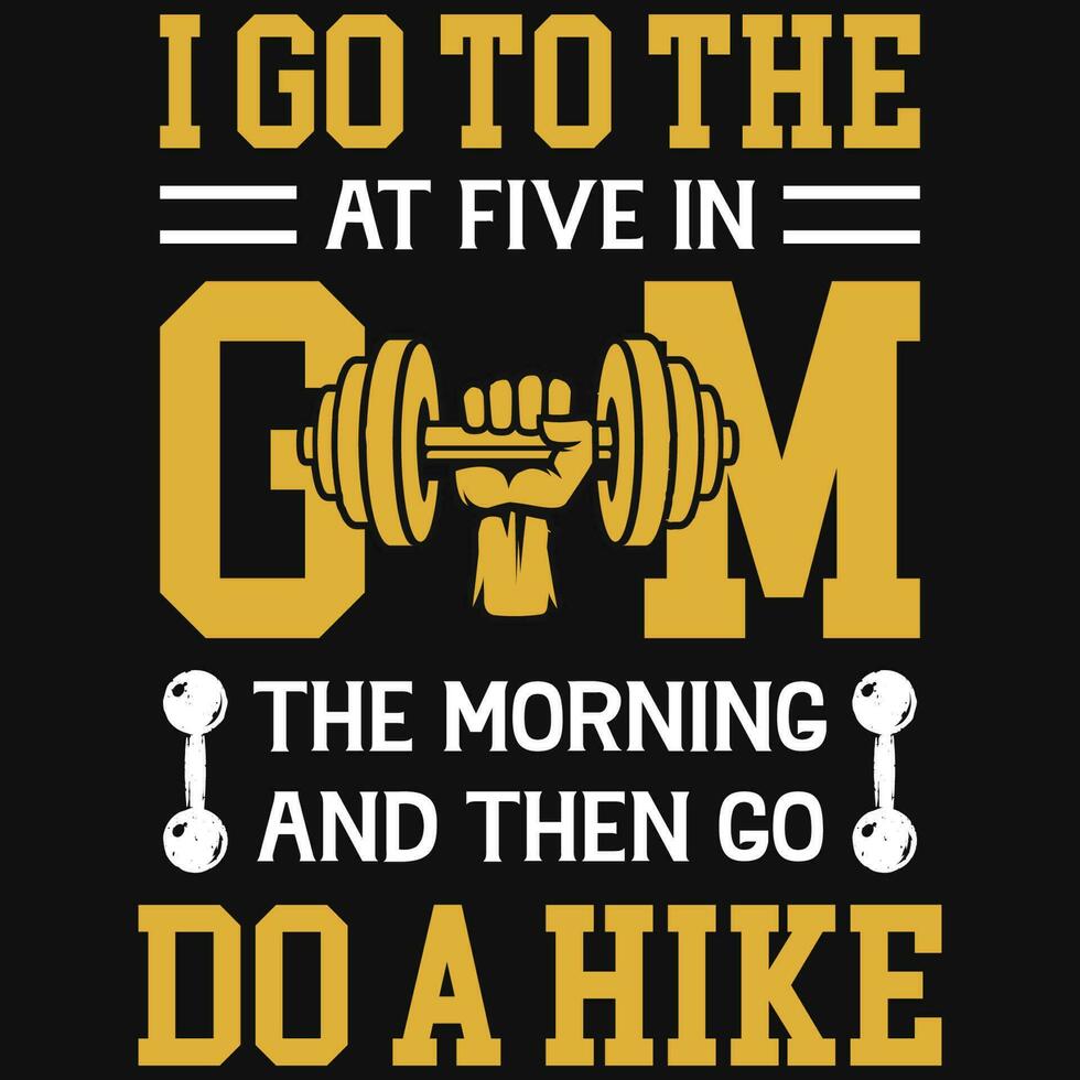 Gym or fitness tshirt design vector design