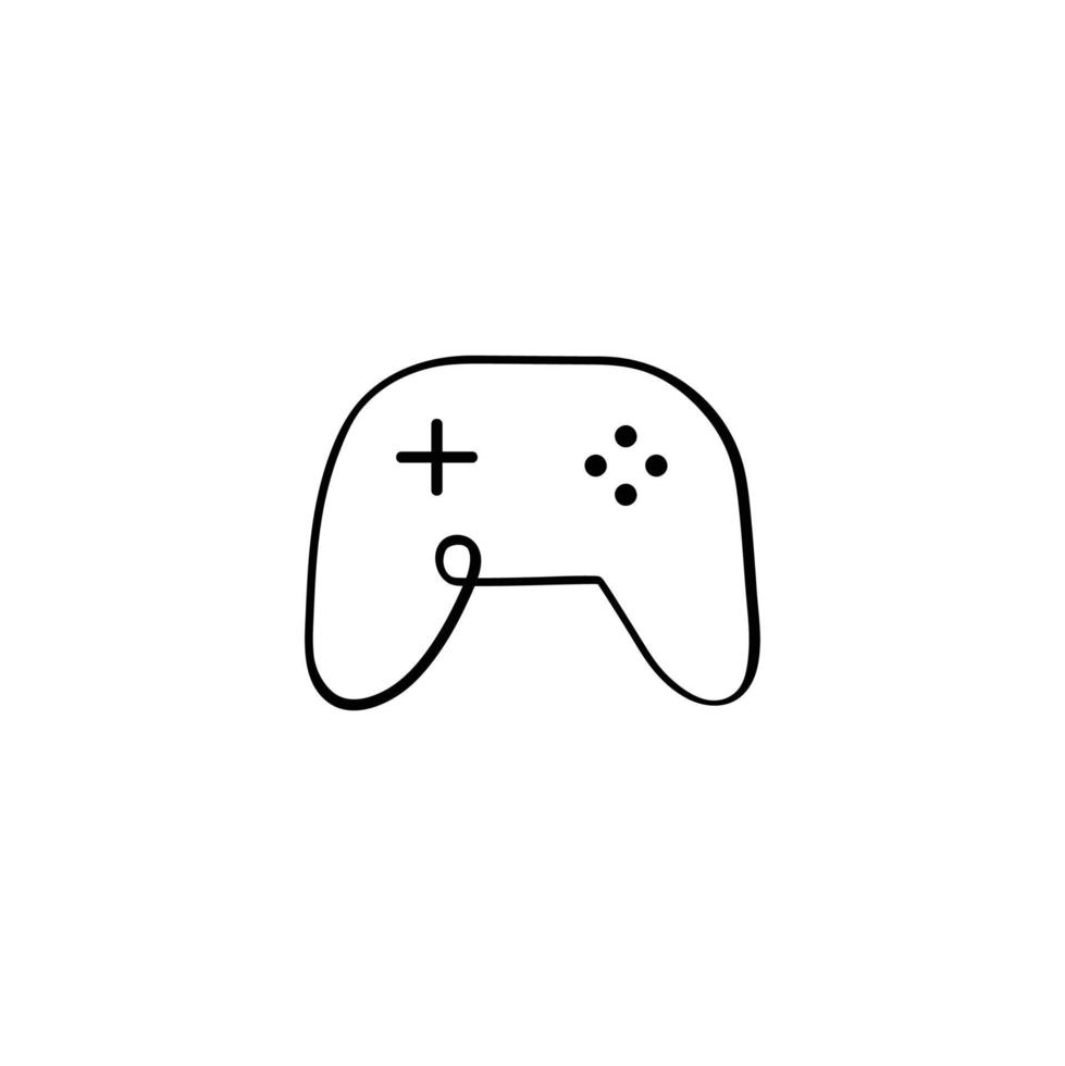 Joystick Line Style Icon Design vector