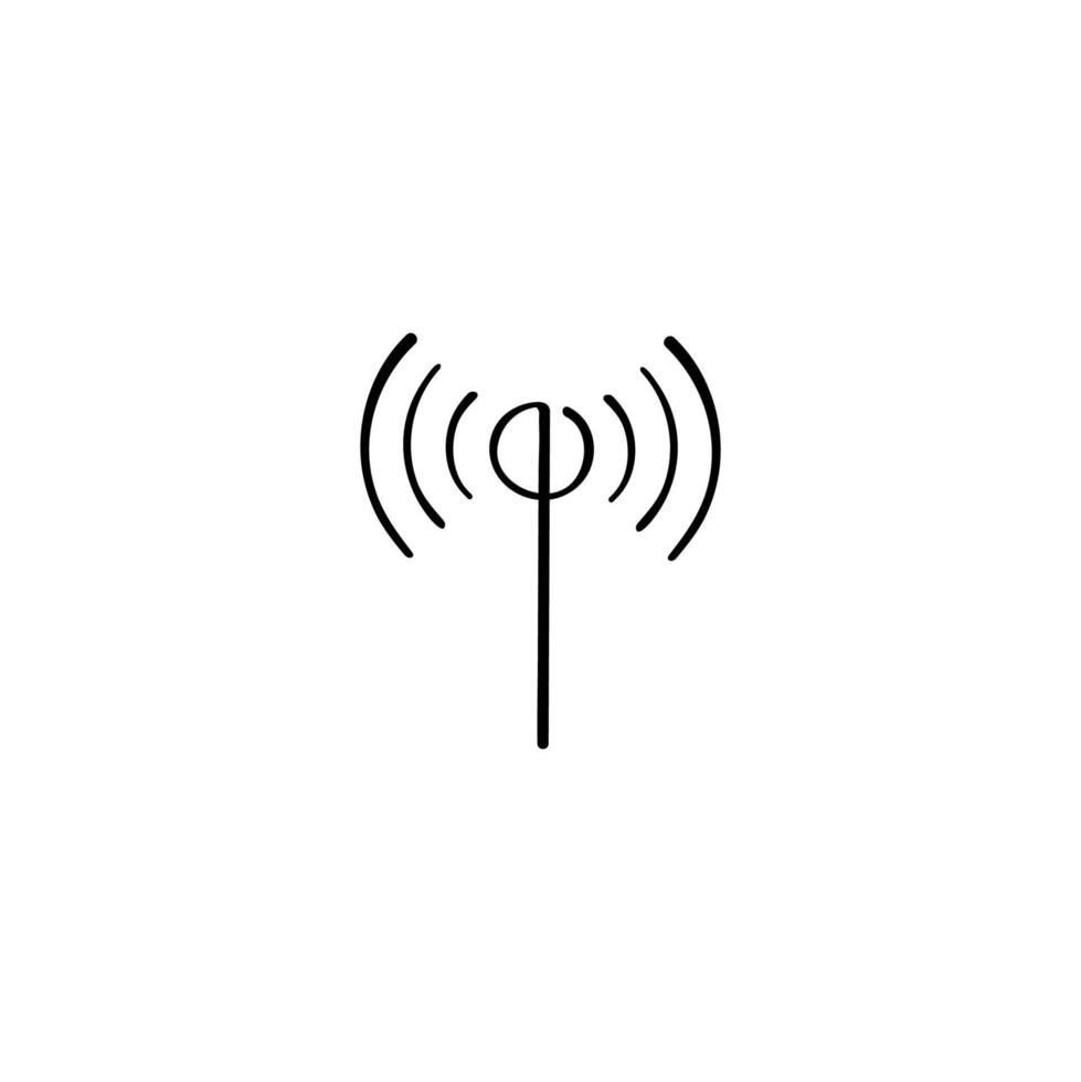Signal Line Style Icon Design vector