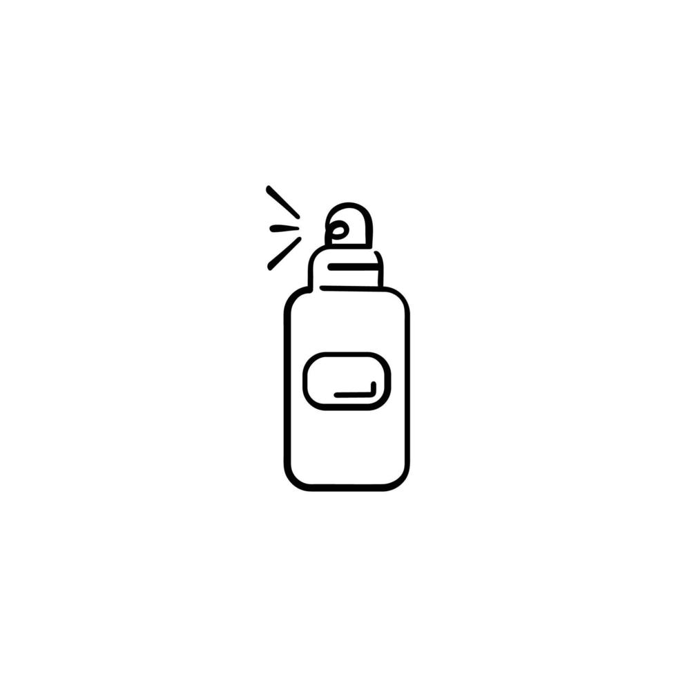 Sprayer Line Style Icon Design vector