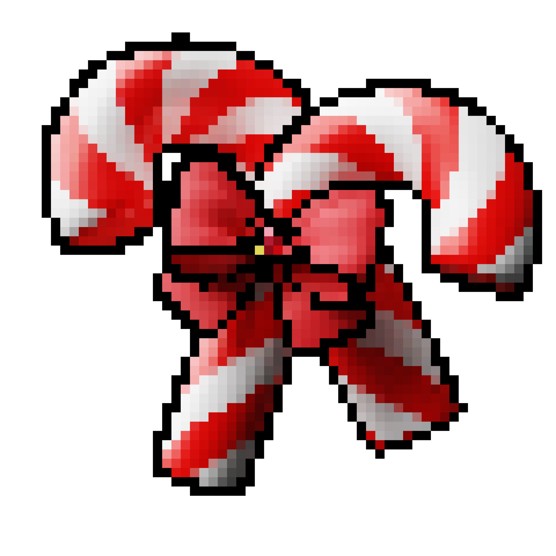 Minecraft Pixel Art Candy Cane