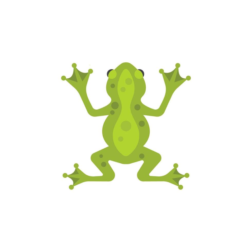 Frog Logo Template vector illustration