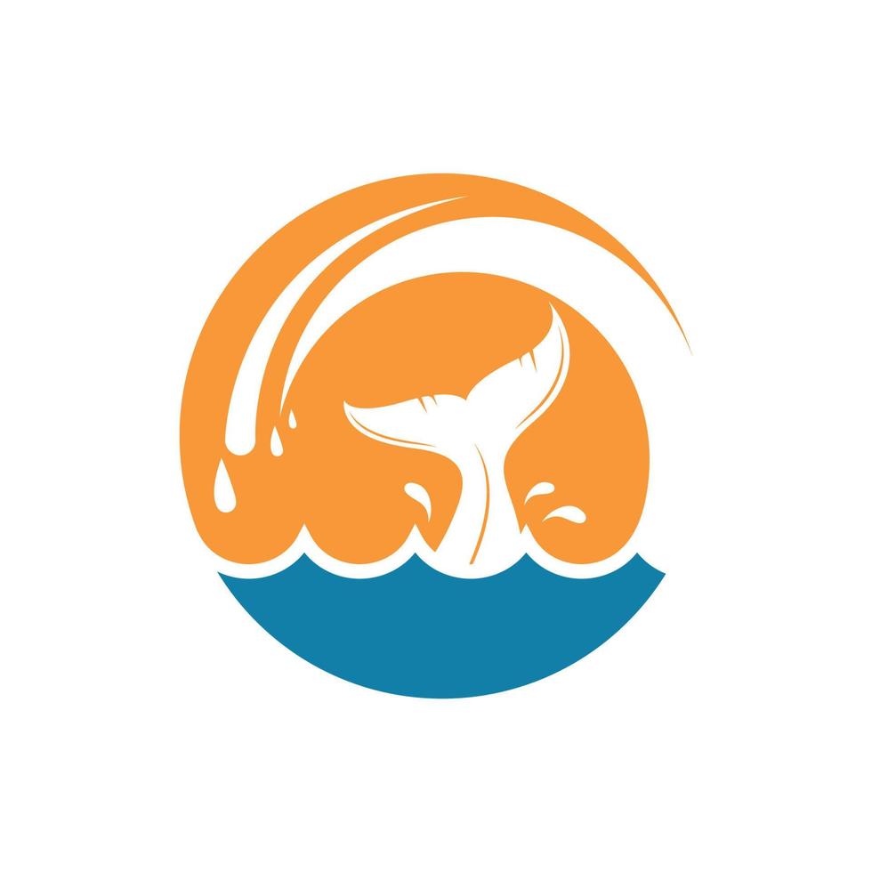 whale tail icon vector illustration design