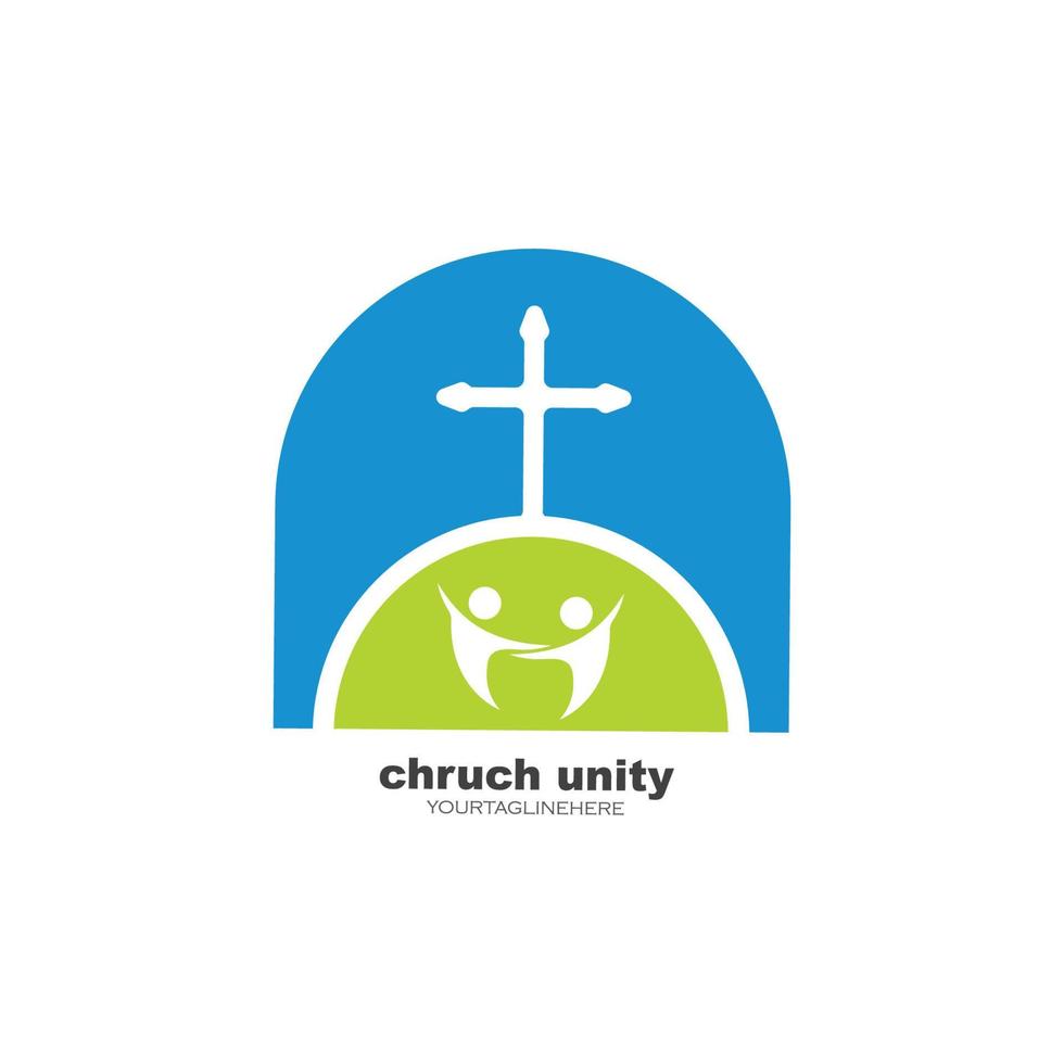 Iglesia icono vector ilustración diseño