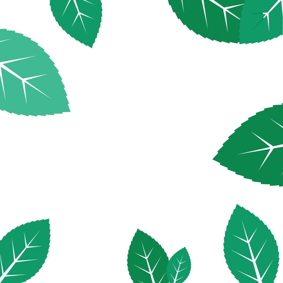 hoja verde ecología naturaleza elemento vector icono de ir verde