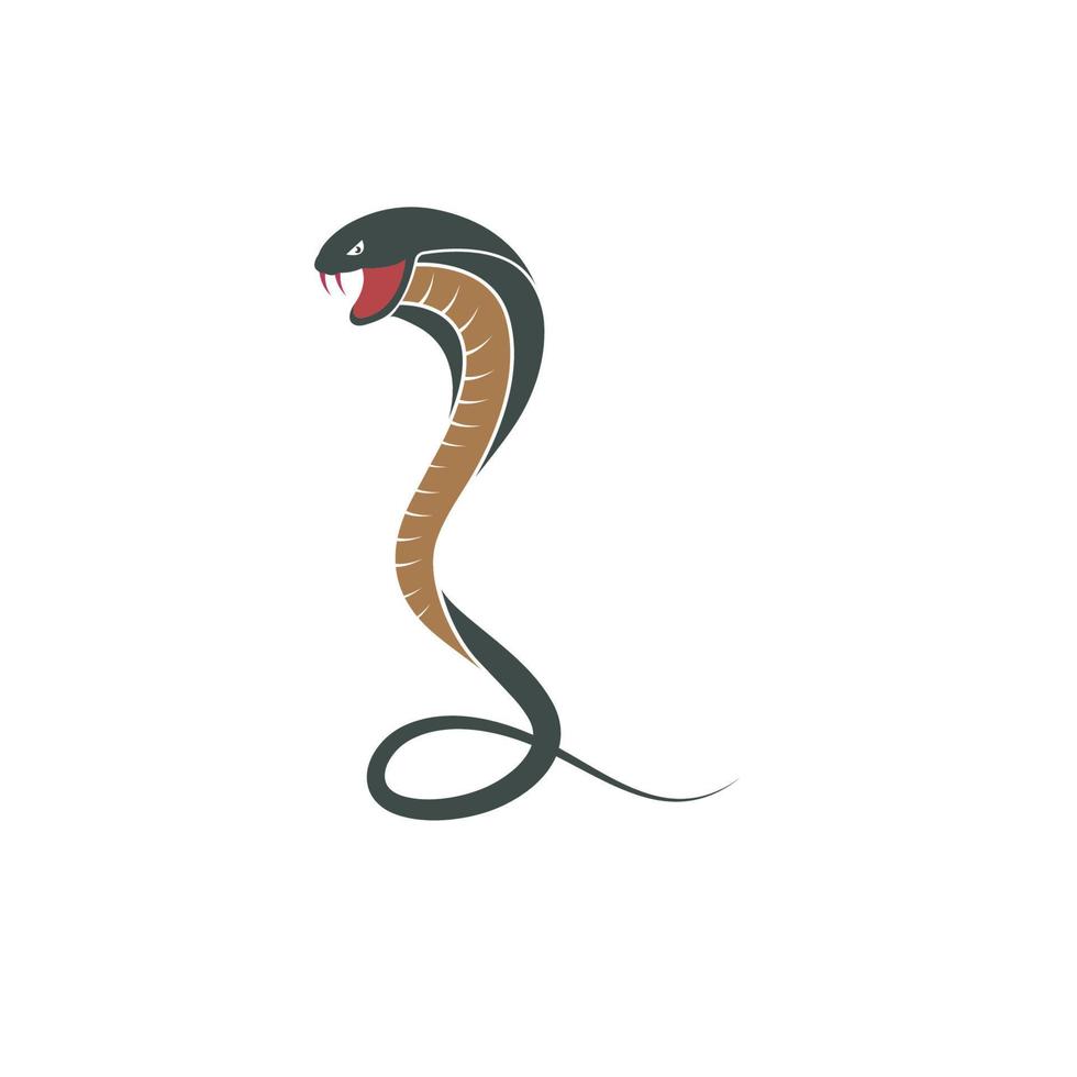 cobra snake vector illustration icon