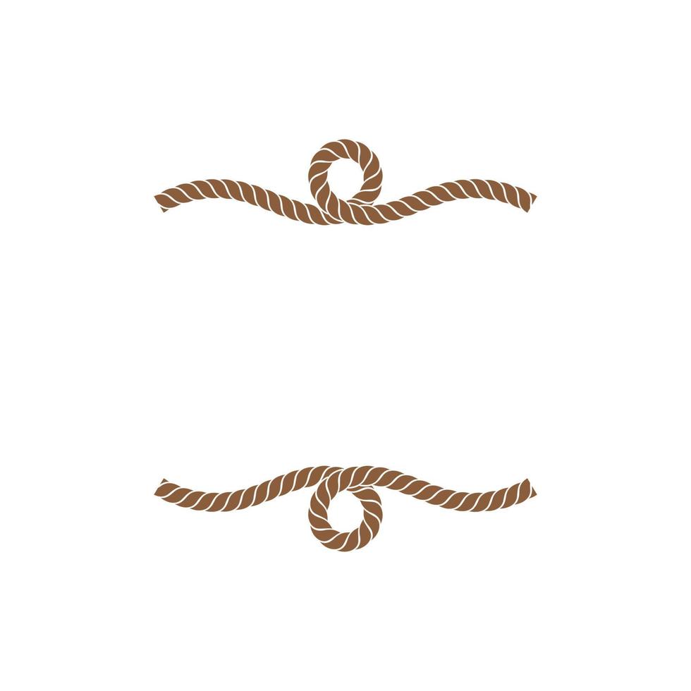 rope border vector illustration design