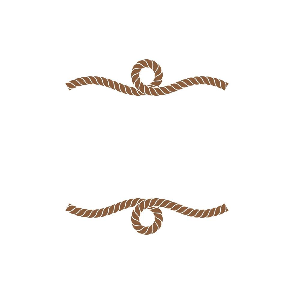 rope border vector illustration design