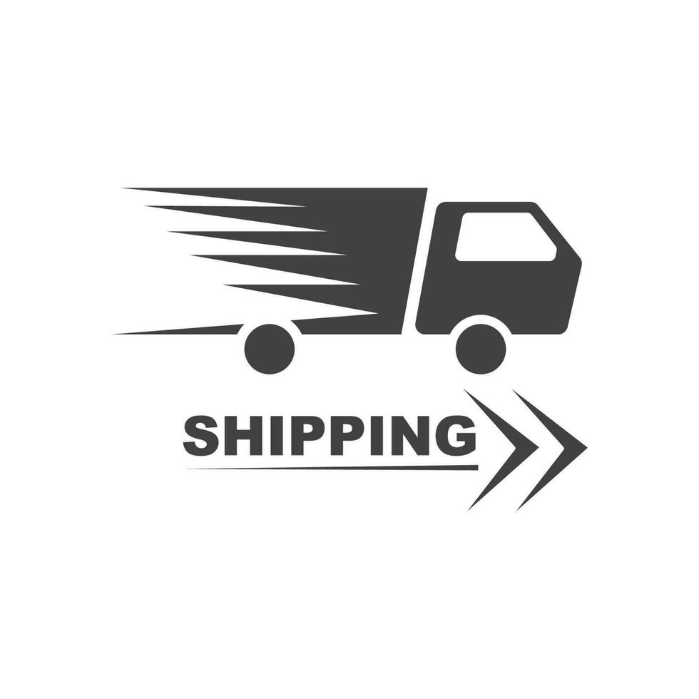 camión icono logo vector ilustración diseño