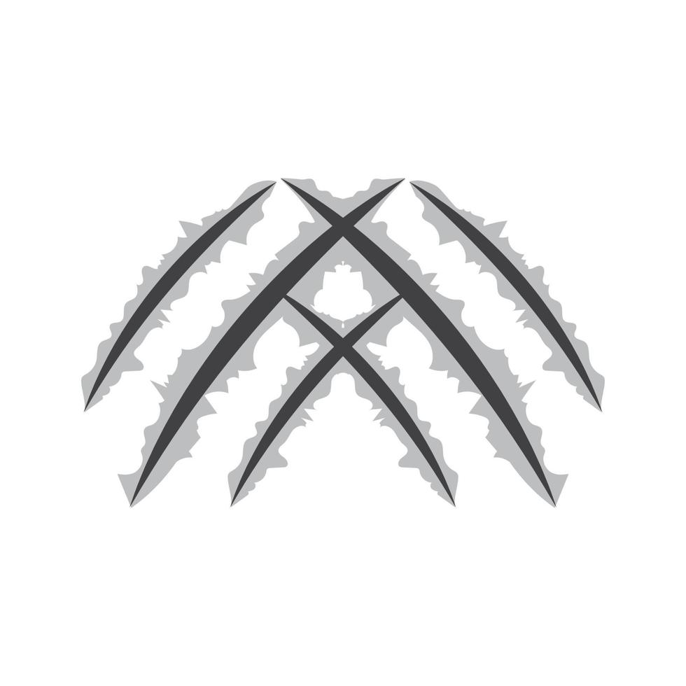 claw,scratches vector illustration