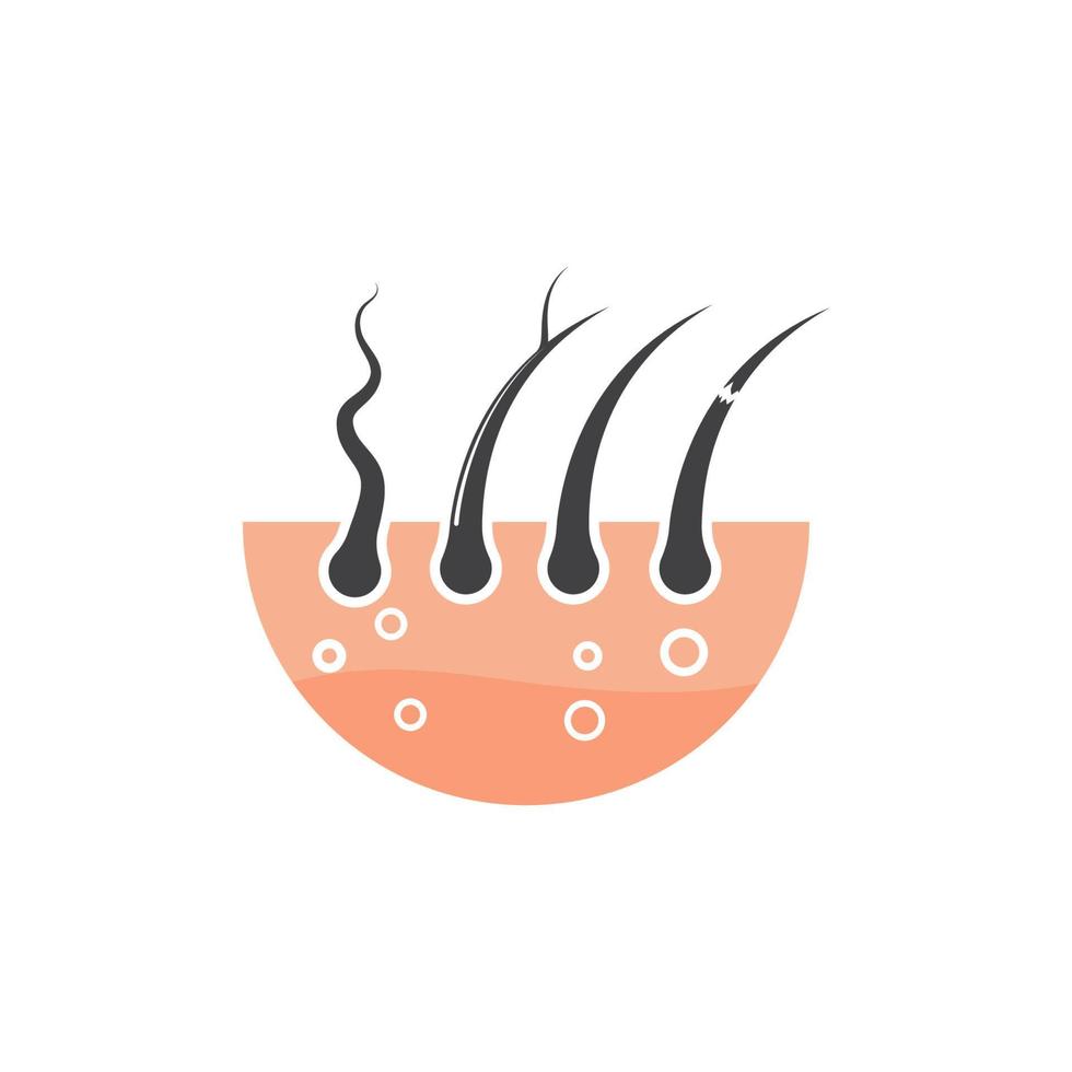 hair root icon vector illustration design