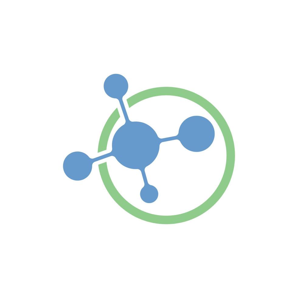 molecule logo vector illustration design