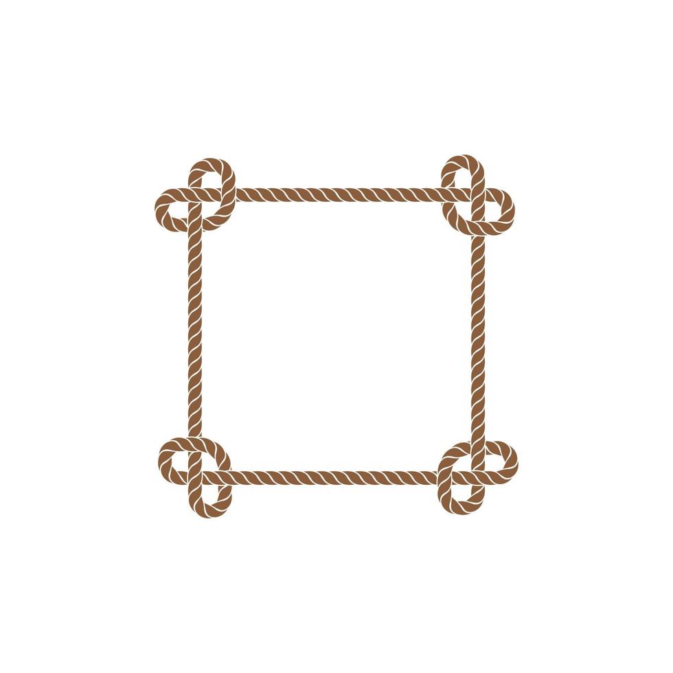 rope border vector illustration design