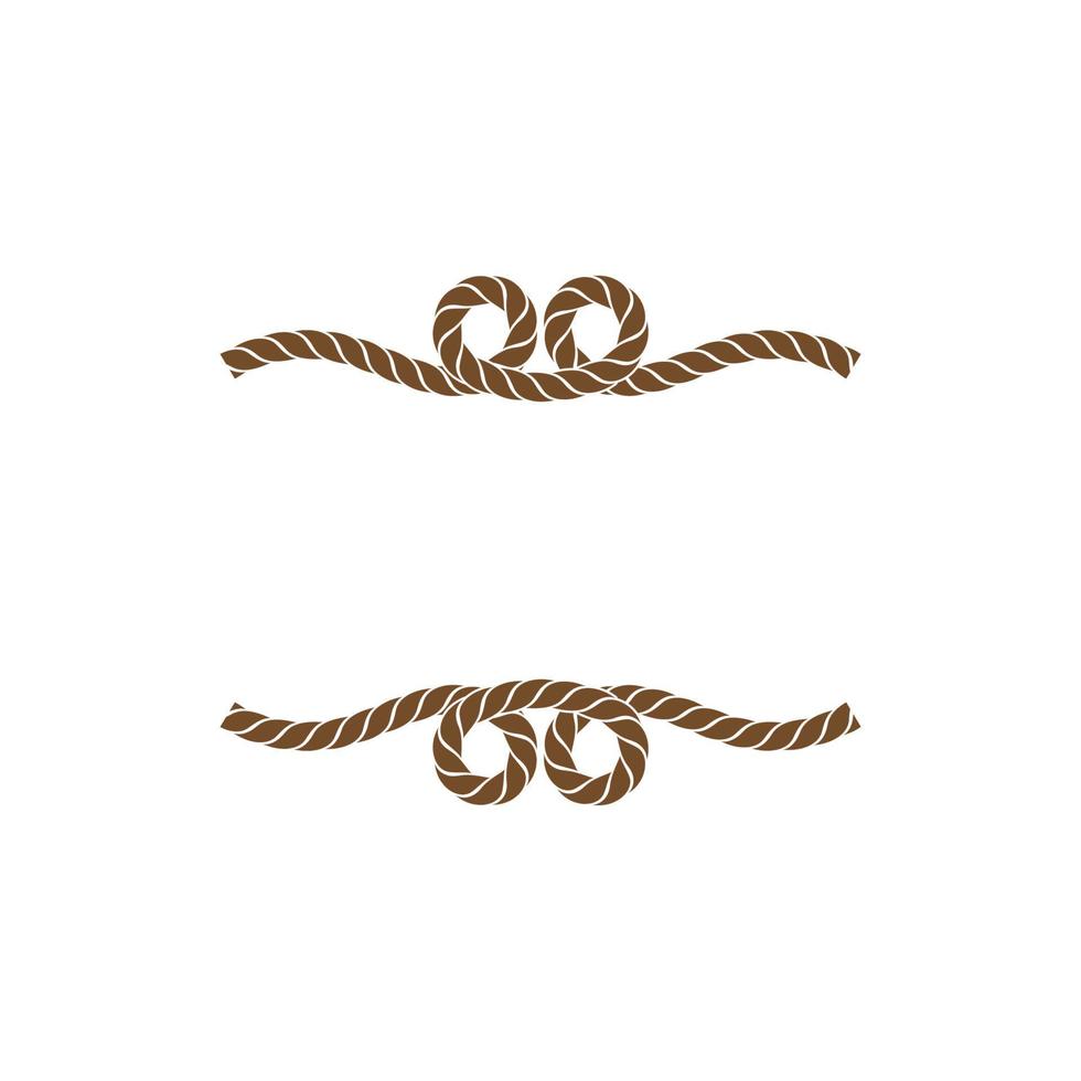 rope border vector illustration design