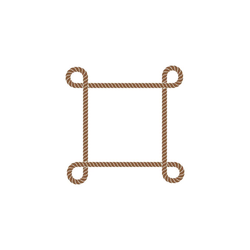 rope border vector illustration design