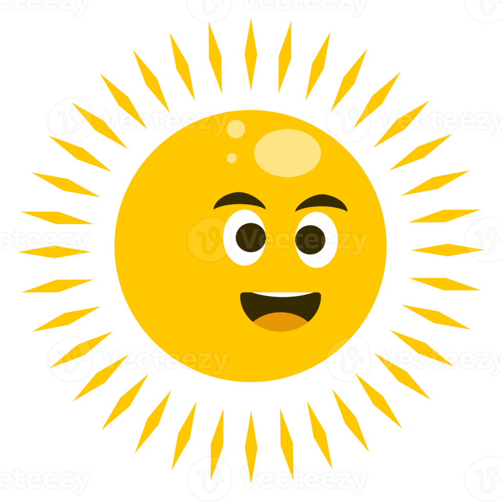 Happy Sun Cartoon 22091810 PNG