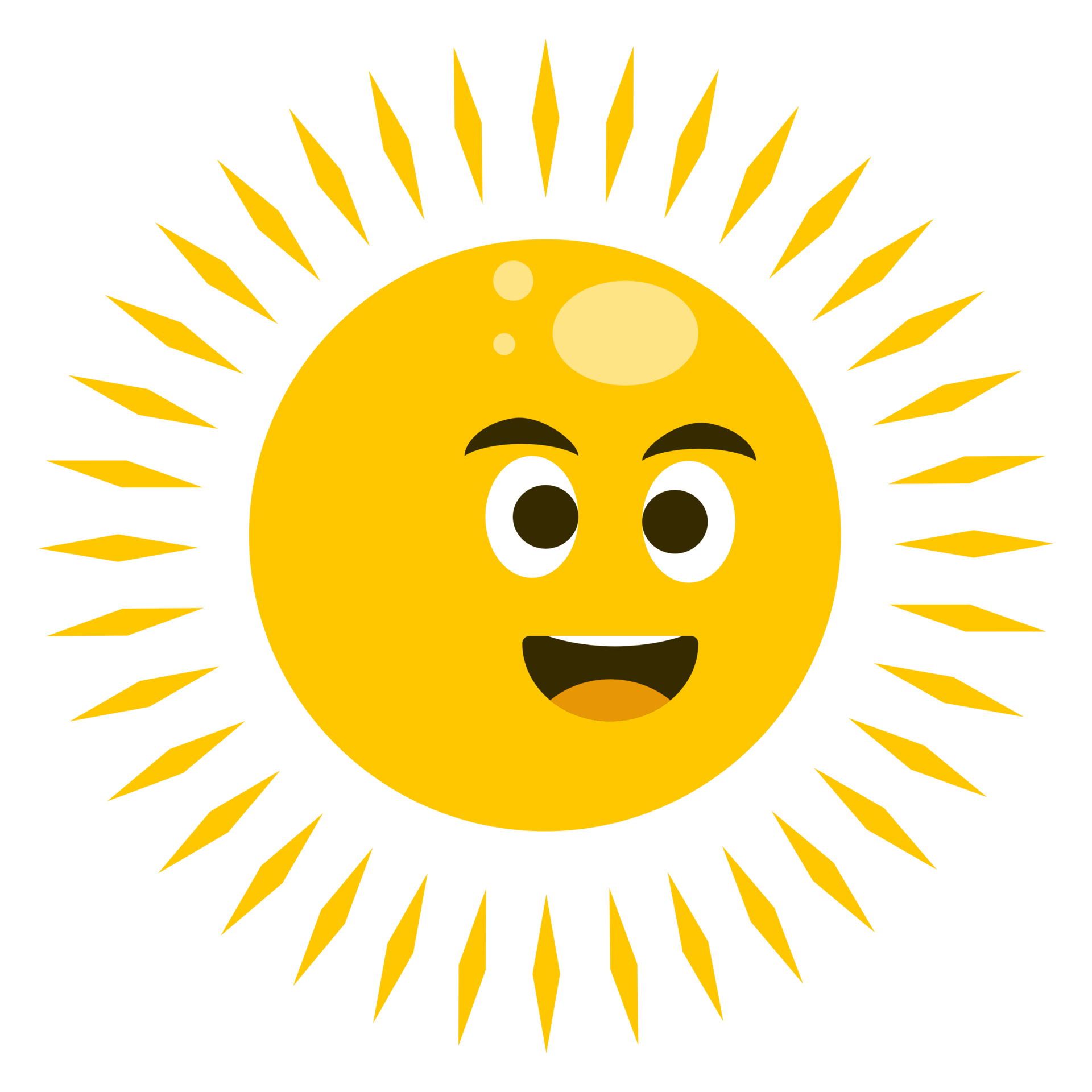 Happy Sun Cartoon 22091810 Png