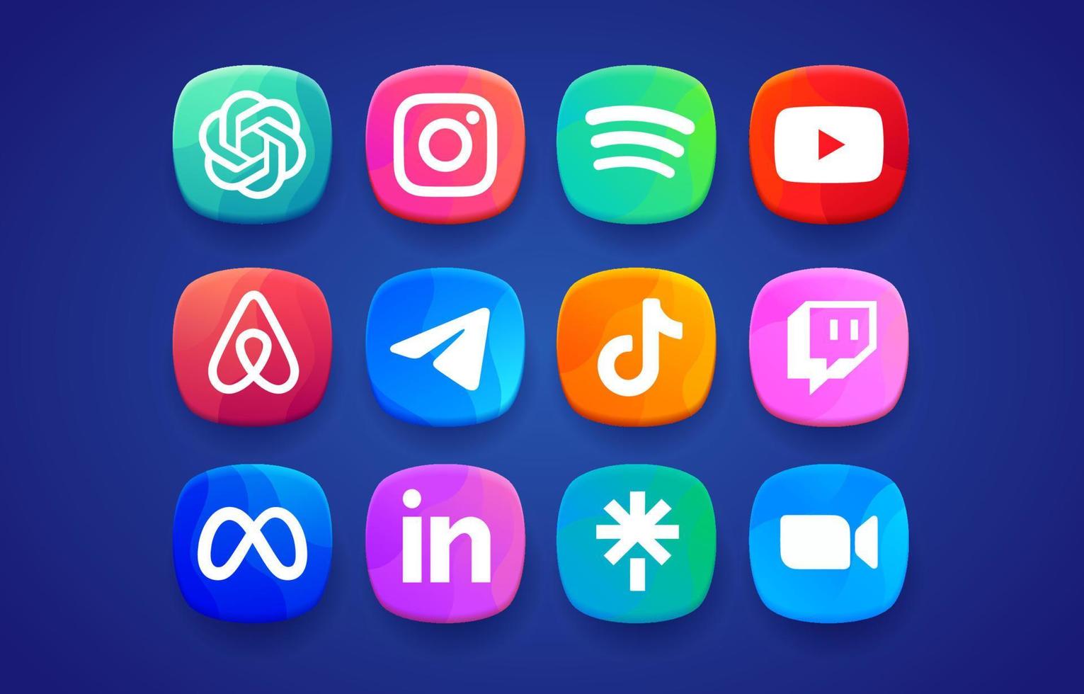 Online Technology and Social Media Logo vector