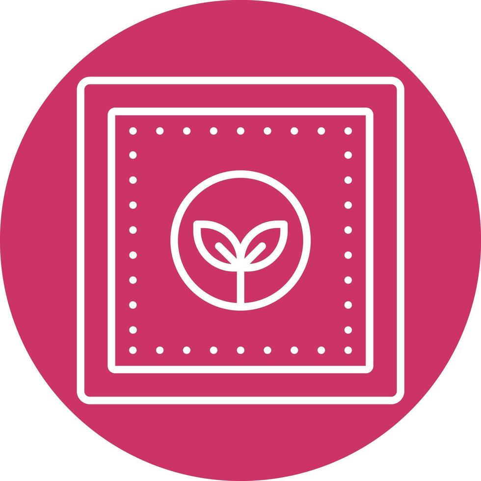 Eco Friendly Fabric Icon Style vector