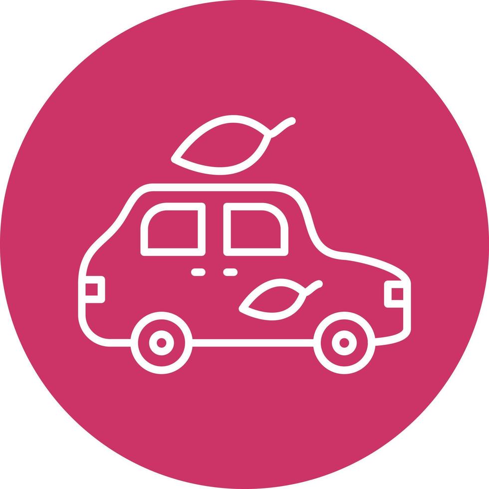 Eco Transport Icon Style vector