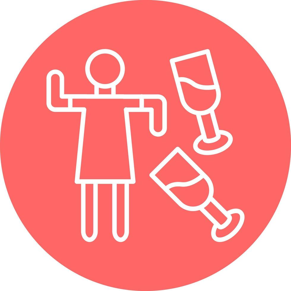 Ladies Night Icon Style vector