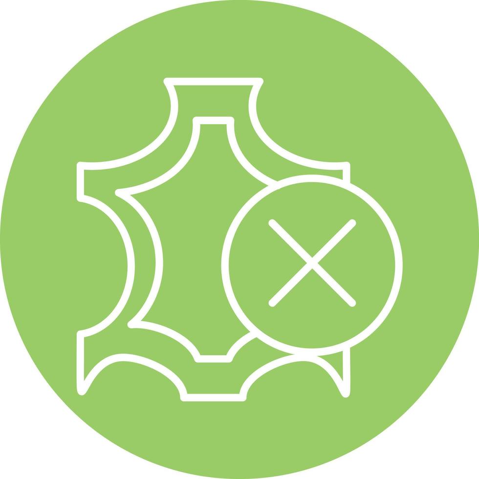 No Leather Icon Style vector