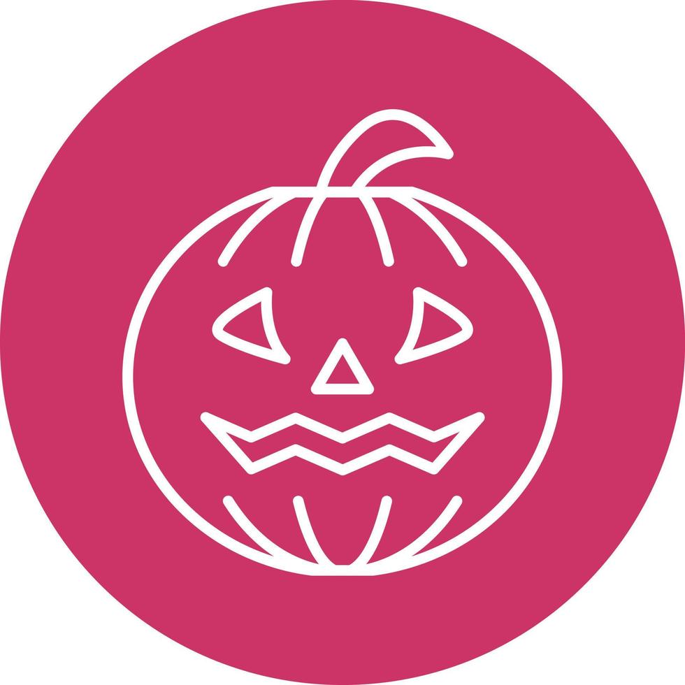 Halloween Pumpkin Icon Style vector