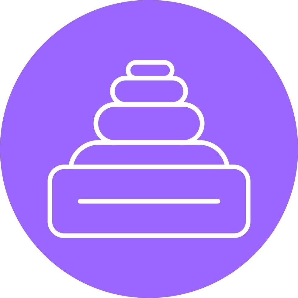 Stack Toy Icon Style vector