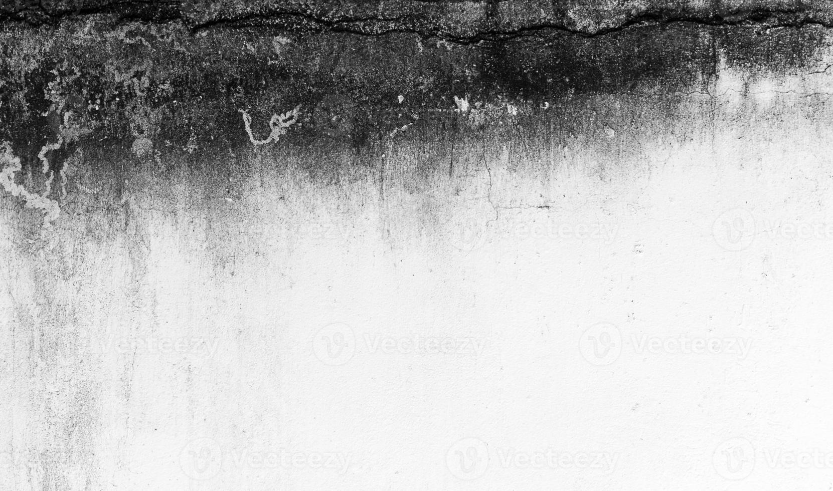 Texture white cement wall with stain and crack background photo