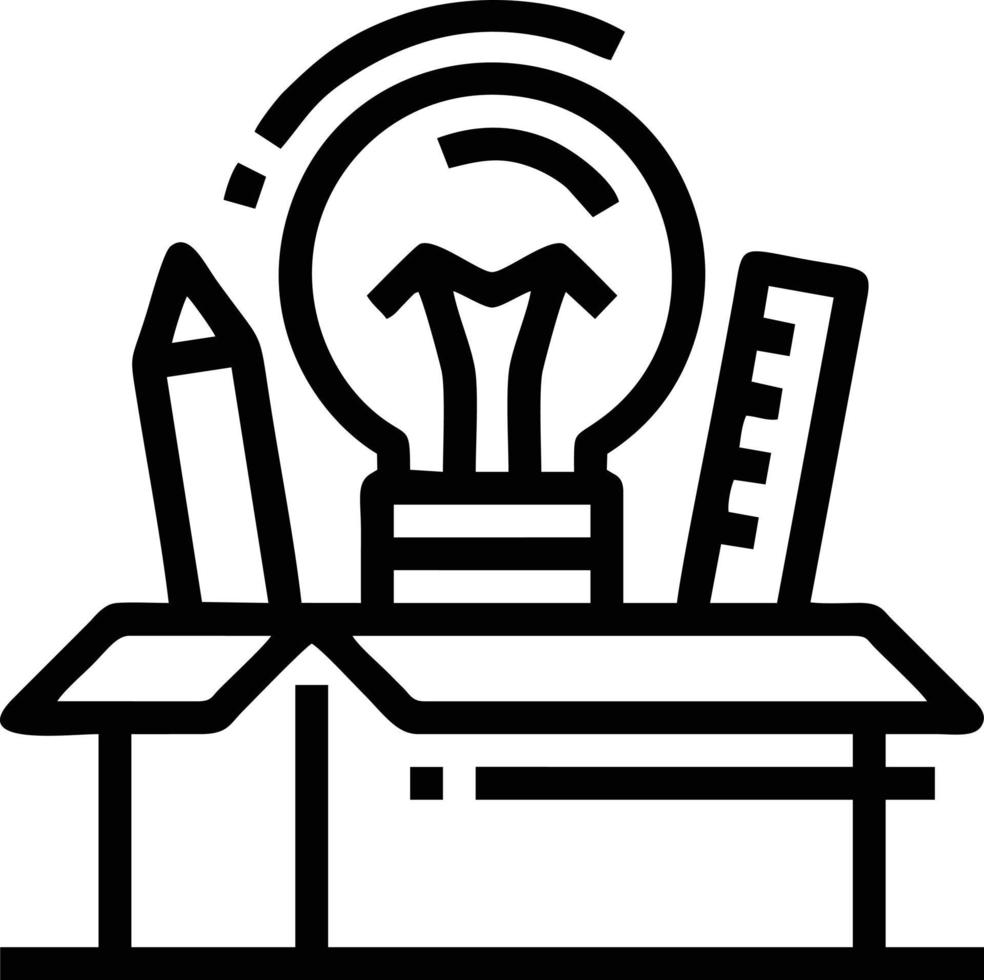 Idea solution icon symbol vector image. Illustration of the creative innovation concept design. EPS 10