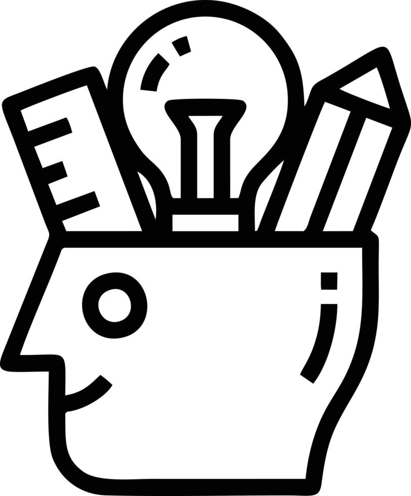 Idea solution icon symbol vector image. Illustration of the creative innovation concept design. EPS 10