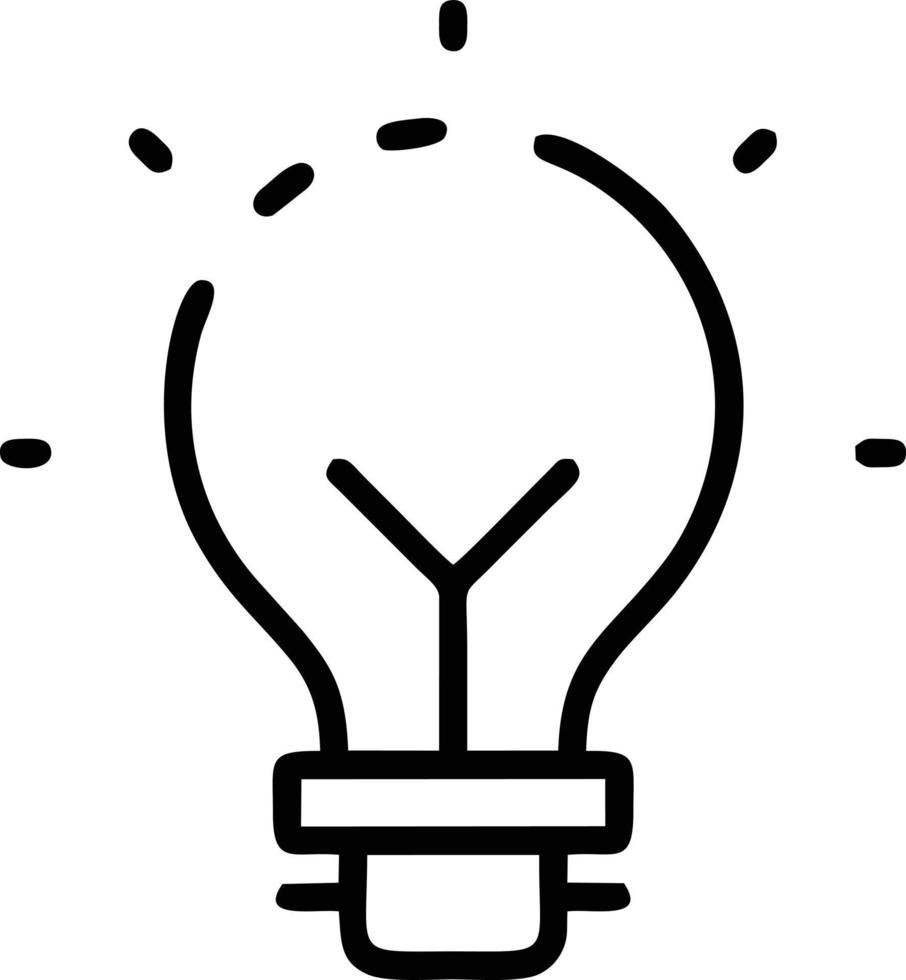 Idea solution icon symbol vector image. Illustration of the creative innovation concept design. EPS 10