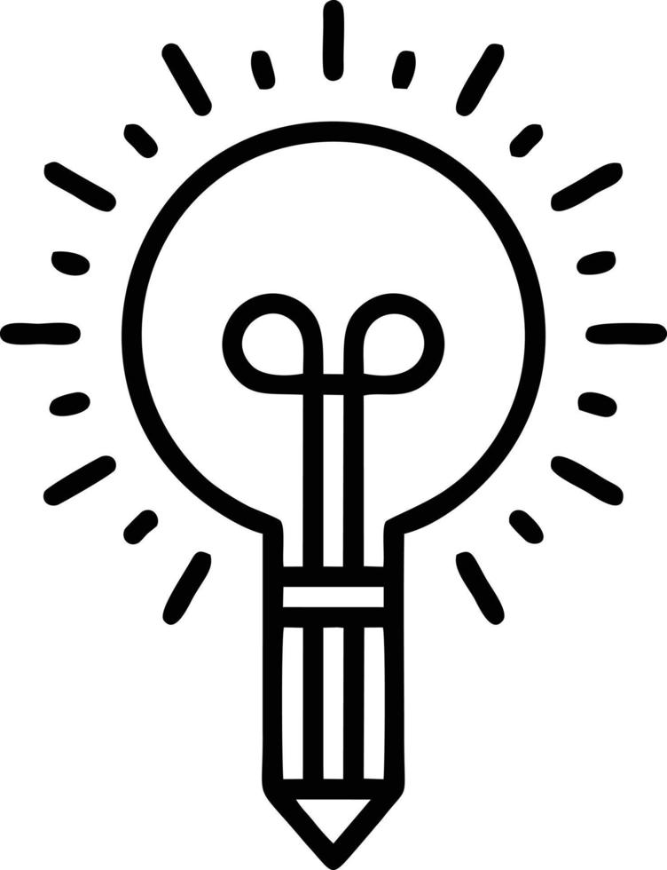 Idea solution icon symbol vector image. Illustration of the creative innovation concept design. EPS 10