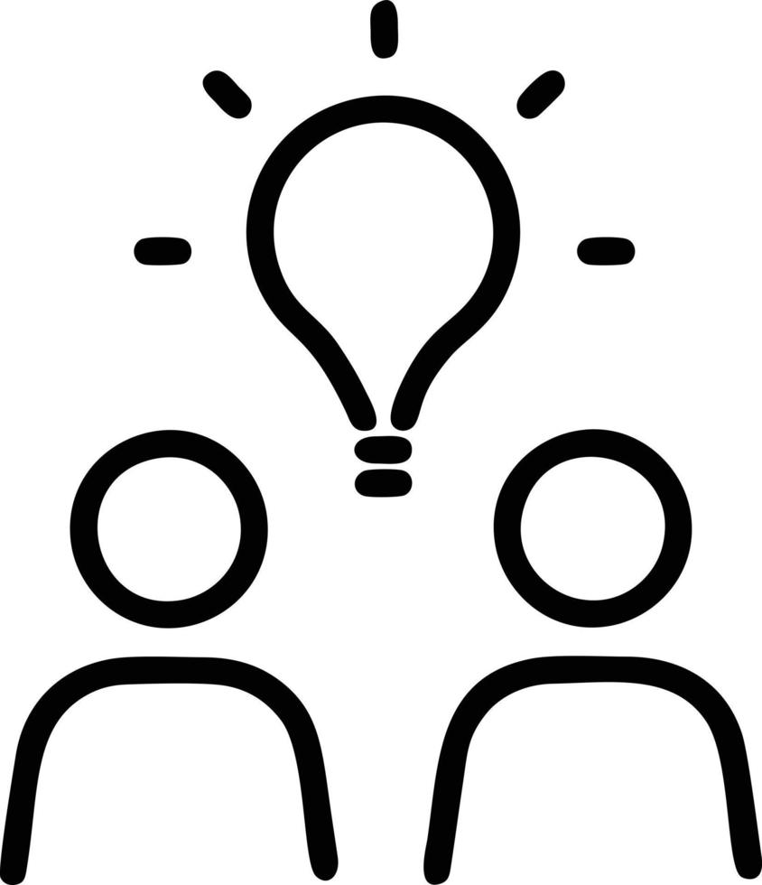 Idea solution icon symbol vector image. Illustration of the creative innovation concept design. EPS 10