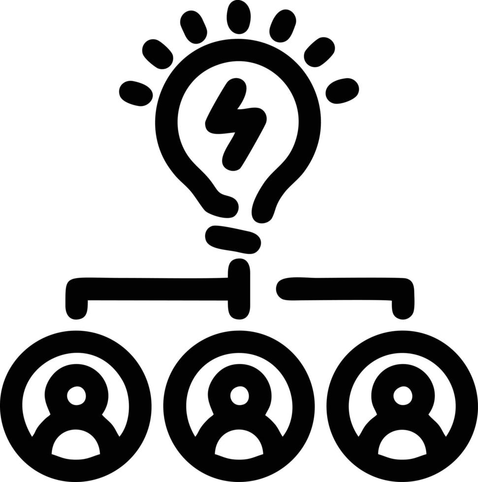 Idea solution icon symbol vector image. Illustration of the creative innovation concept design. EPS 10