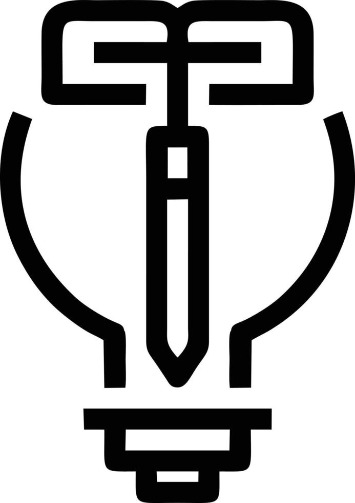 Idea solution icon symbol vector image. Illustration of the creative innovation concept design. EPS 10