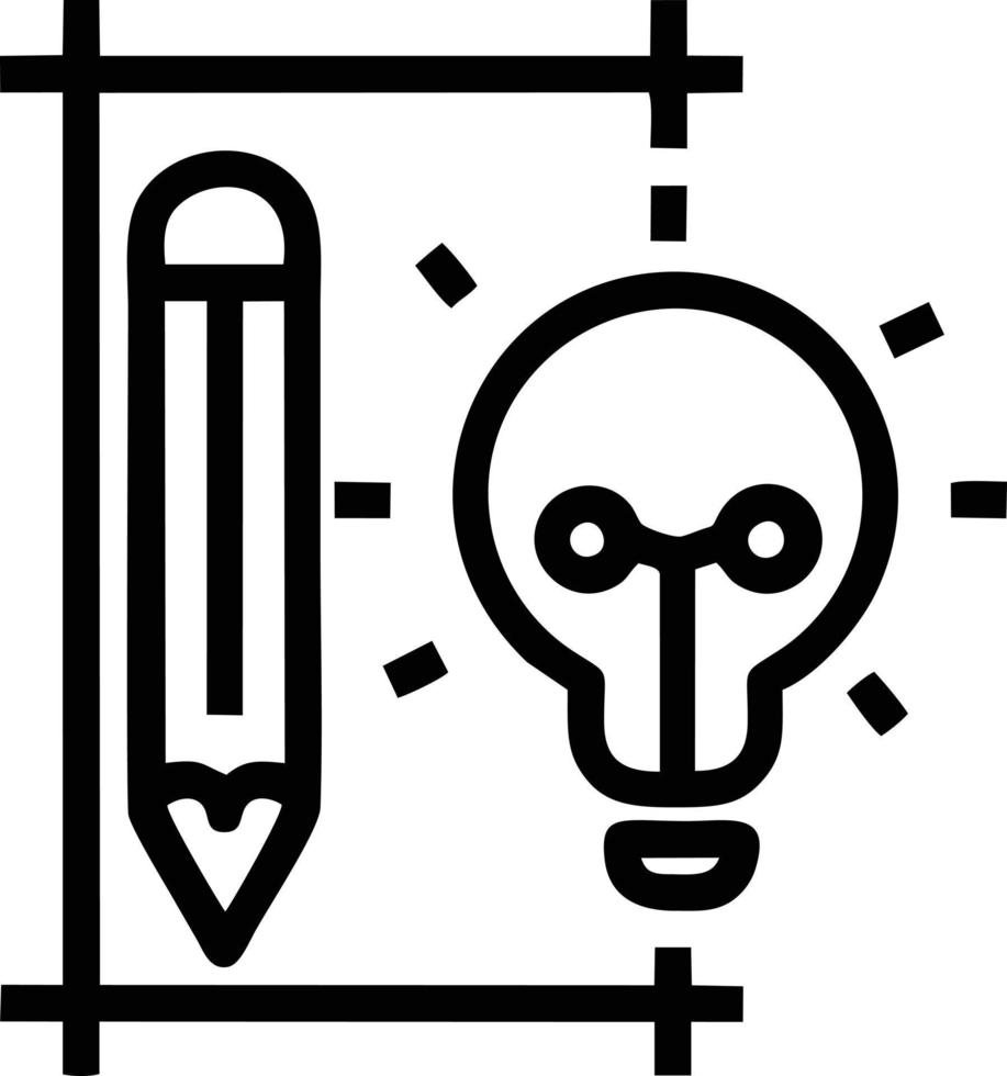 Idea solution icon symbol vector image. Illustration of the creative innovation concept design. EPS 10