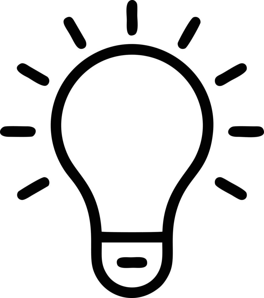 Idea solution icon symbol vector image. Illustration of the creative innovation concept design. EPS 10