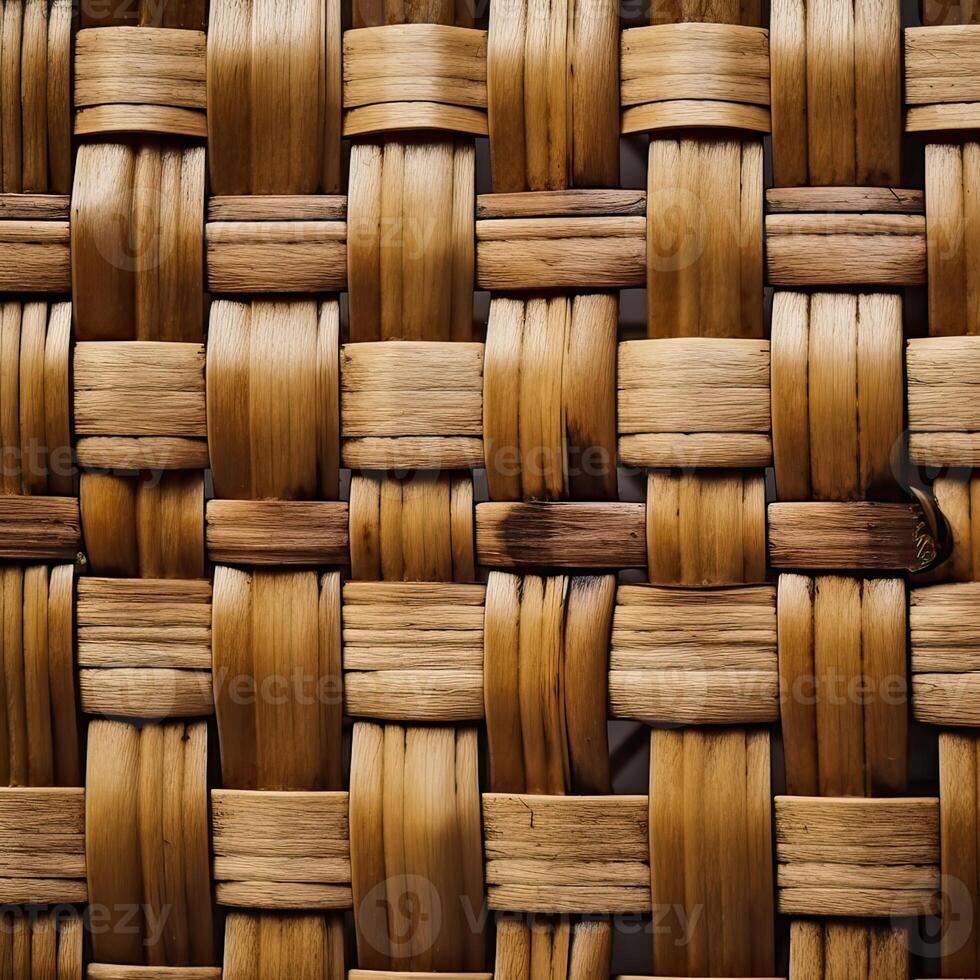 handcraft bamboo weave texture abstract for the background. . photo