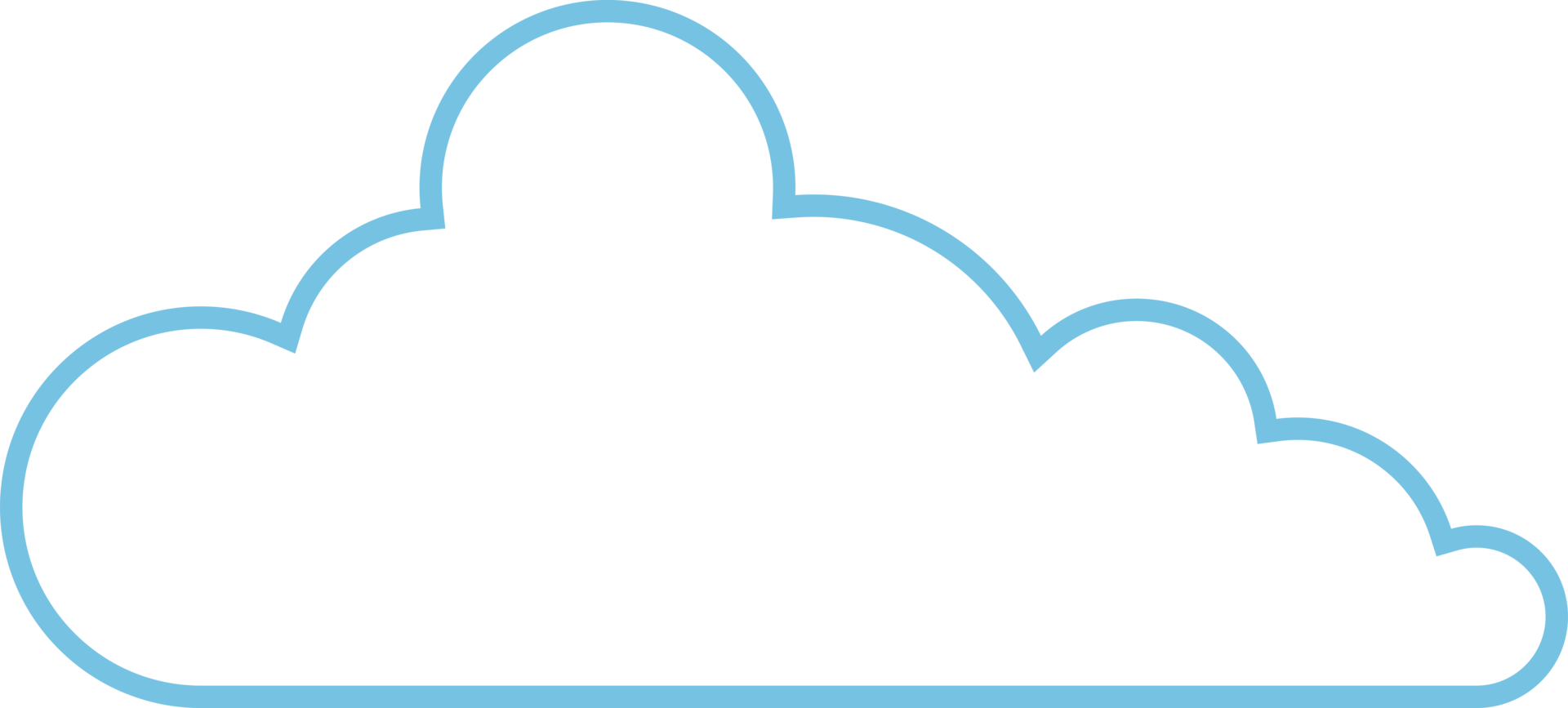 Cloud icon in flat style png