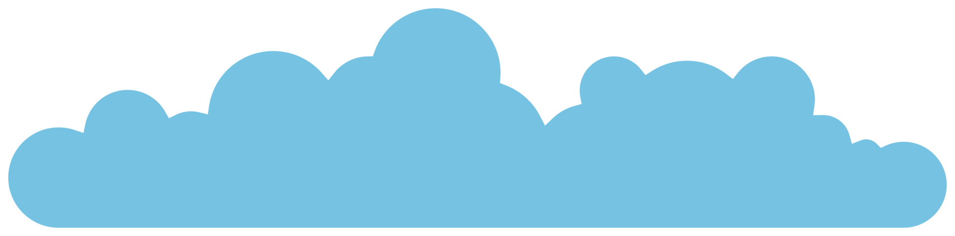 Cloud icon in flat style png