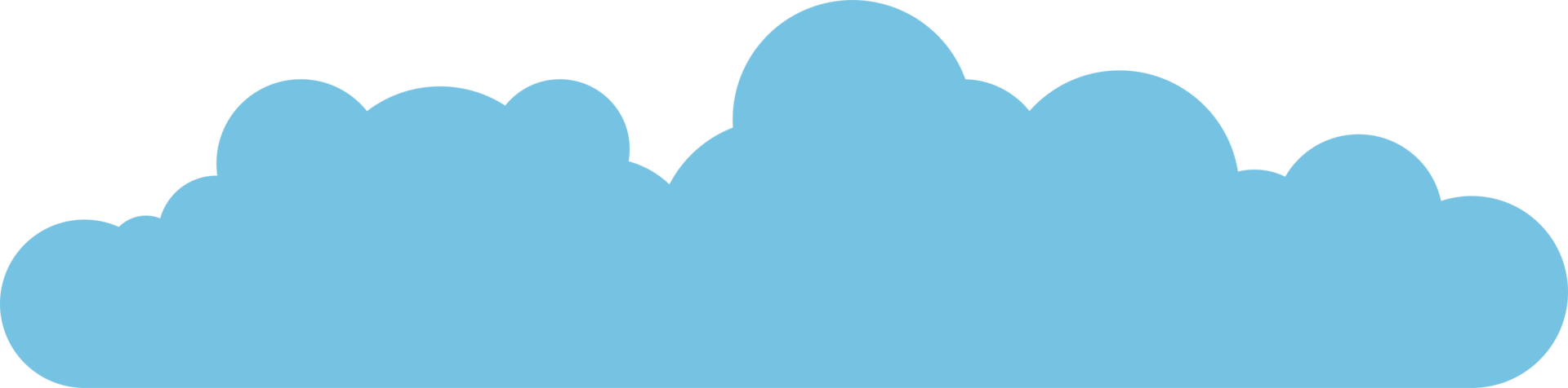 Cloud icon in flat style png