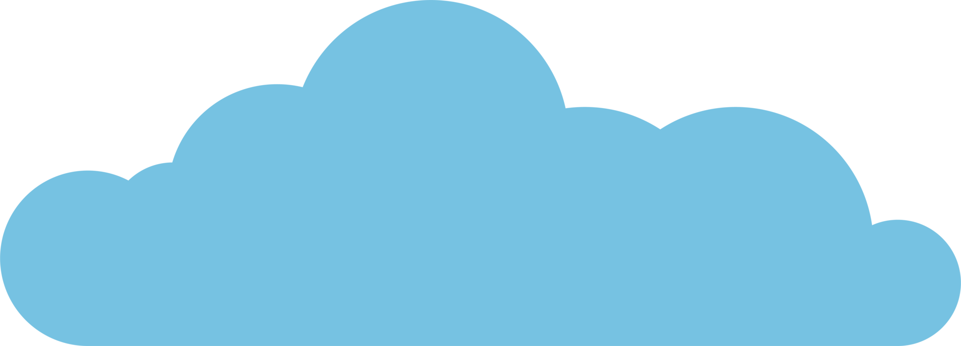 Cloud icon in flat style png